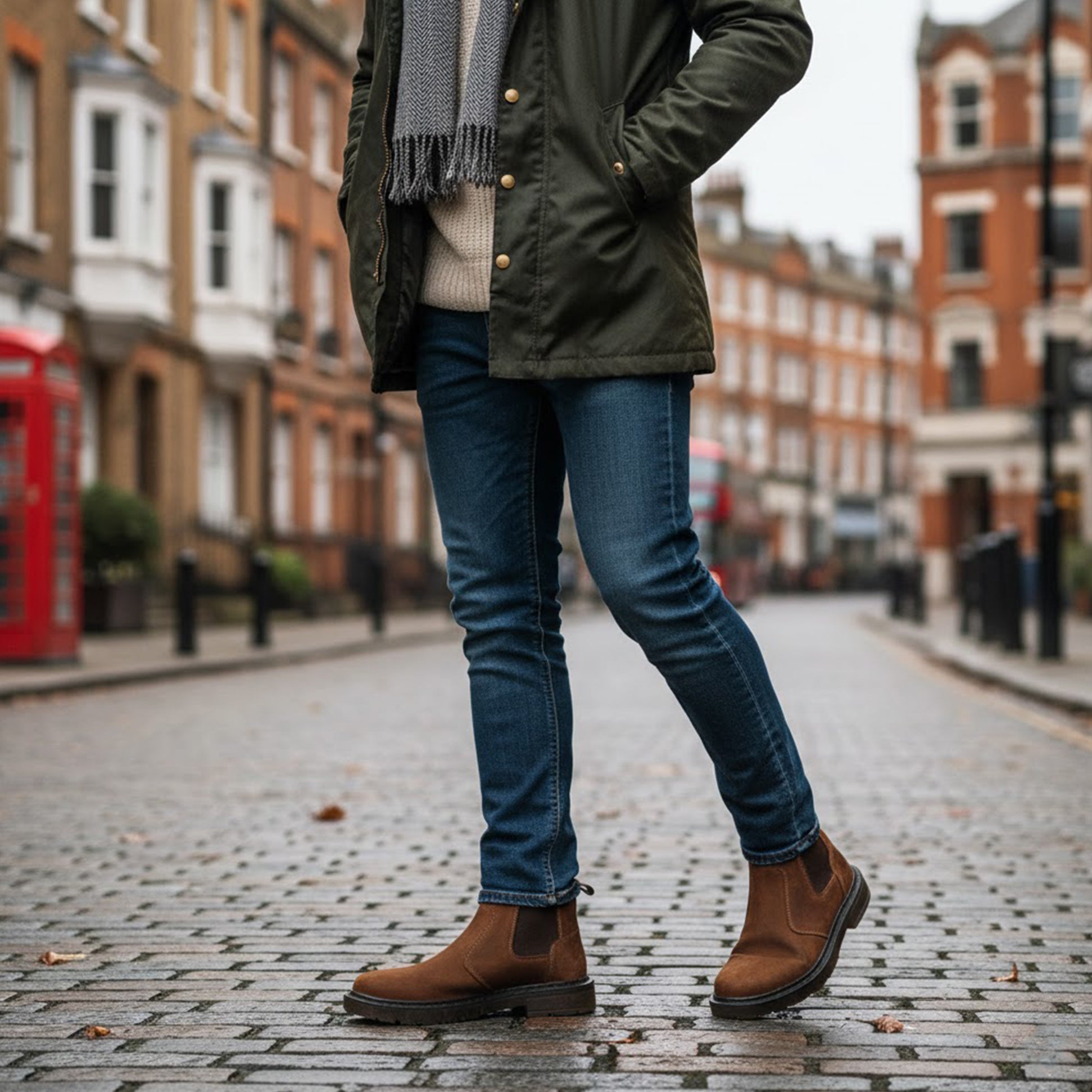 Rieker 31650-23 Mens Chelsea Boots Brown