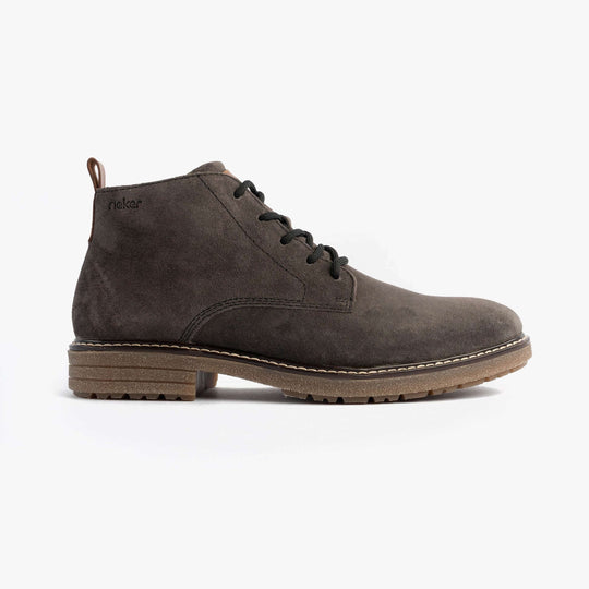 Rieker 33106 Mens Chukka Boots Grey