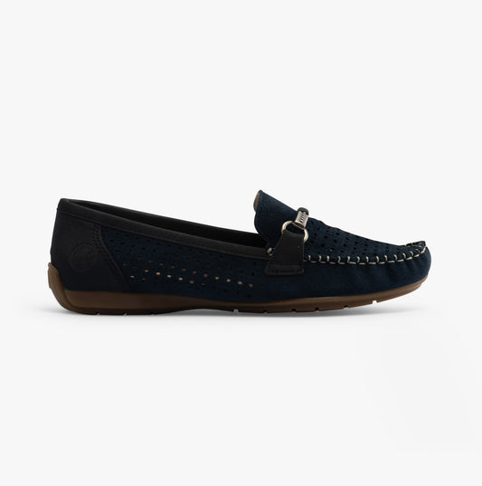 Rieker 40253-14 Womens Shoes Blue