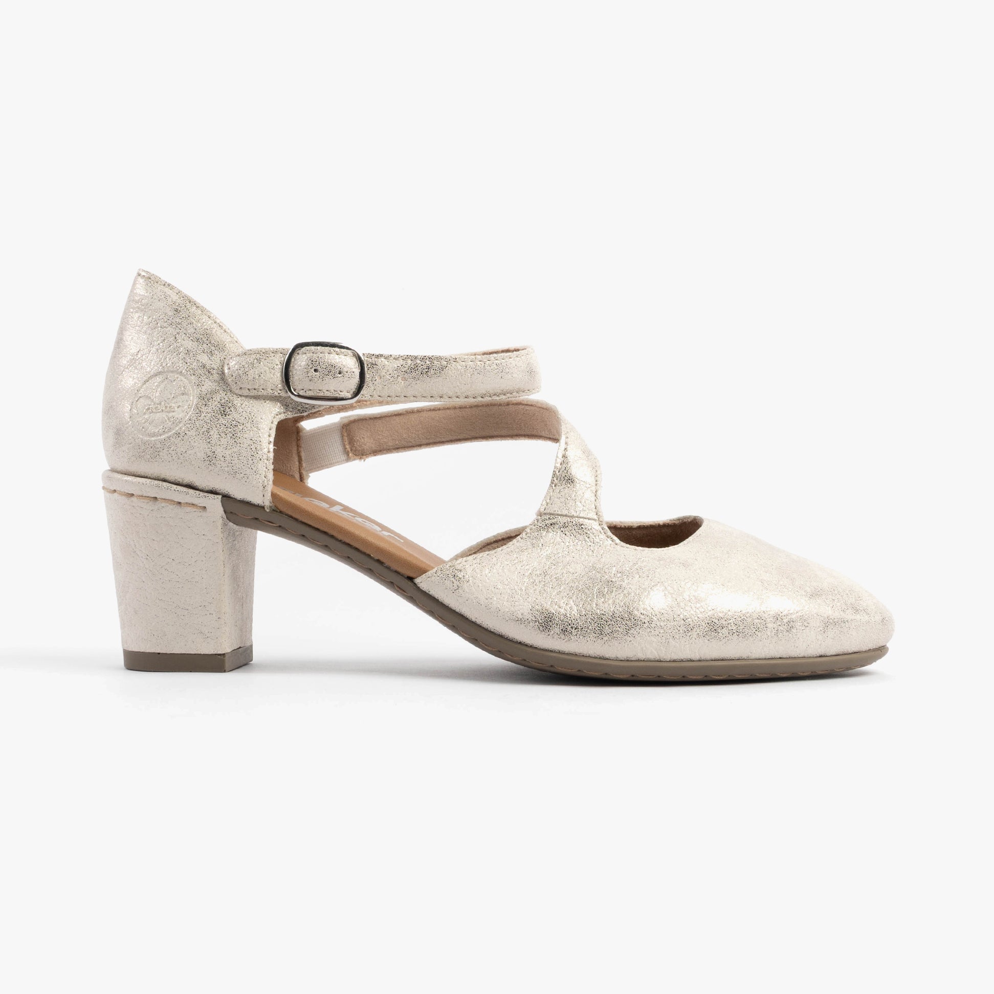 Rieker 41080-60 Womens Shoes Beige