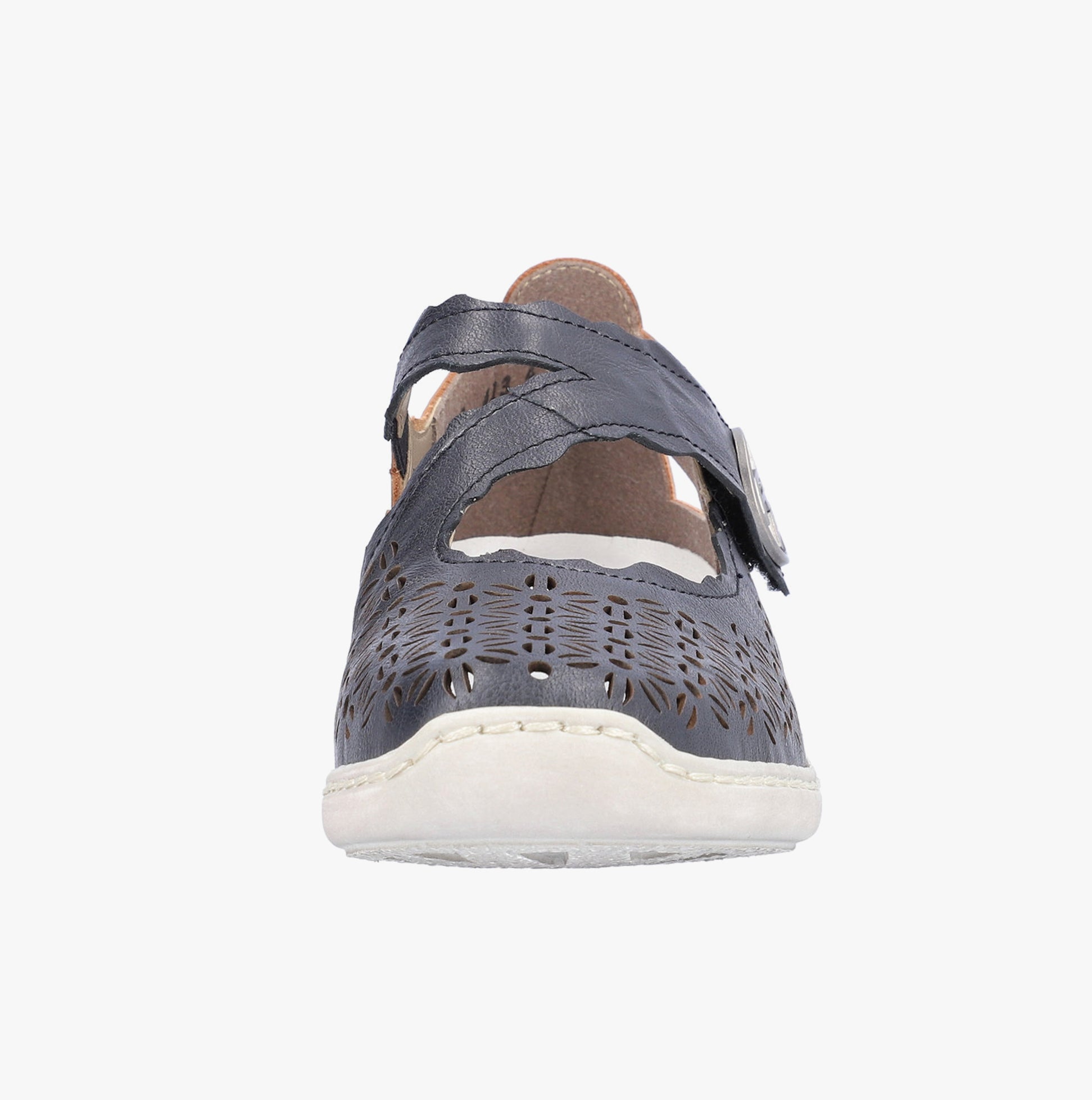 Rieker 413G4-14 Womens Shoes Blue Multi