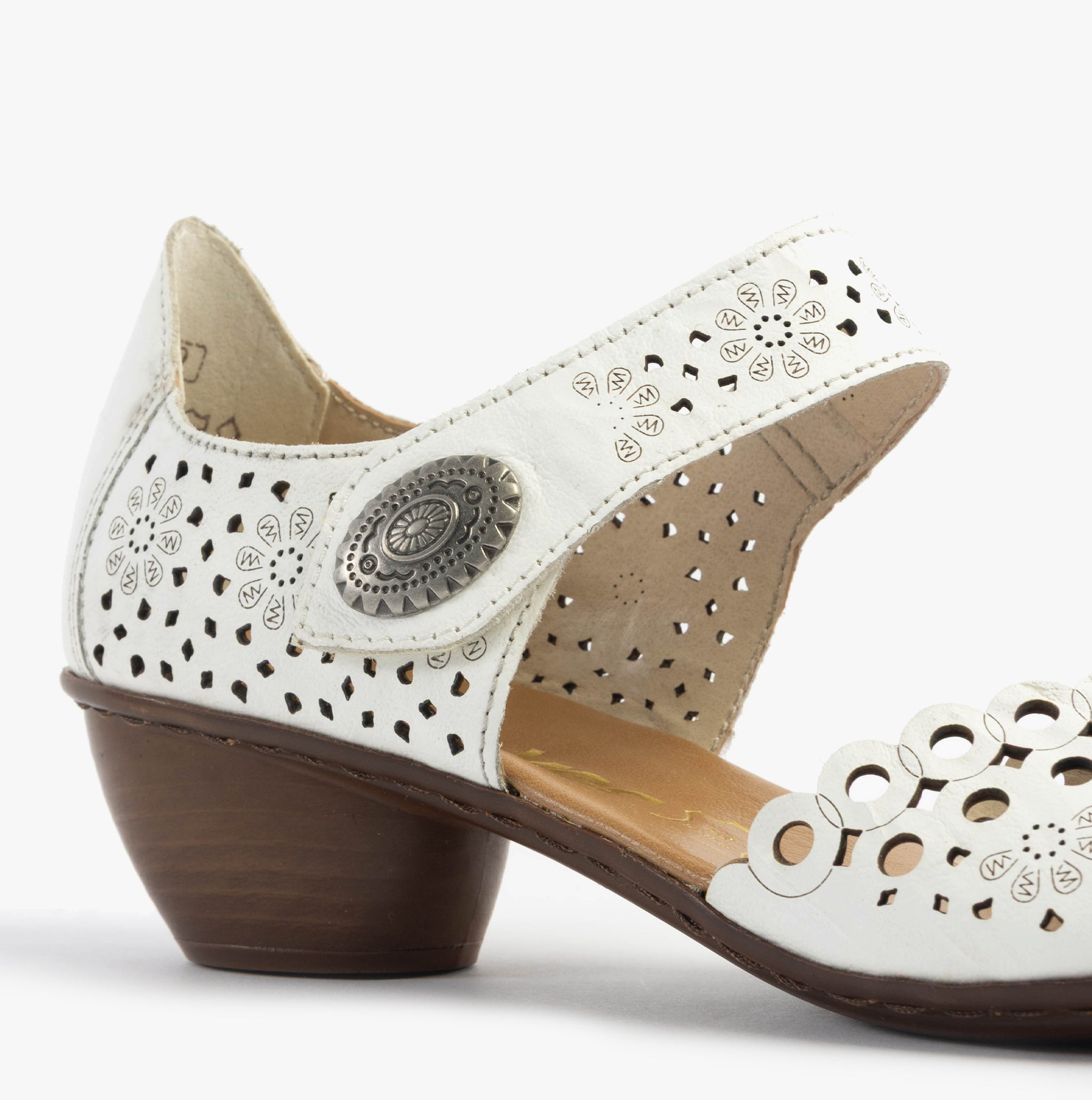 Rieker 43753-80 Womens Shoes White