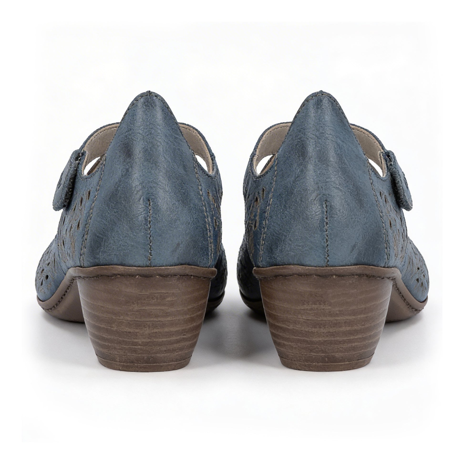 Rieker 43773 Womens Mary Jane Blue