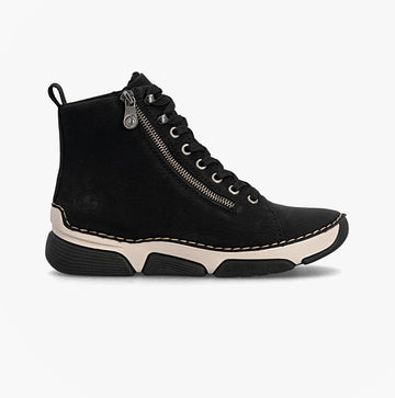 Rieker 45920-01 Womens Boots Black