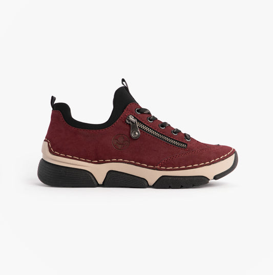 Rieker 45973-36 Womens Shoes Red