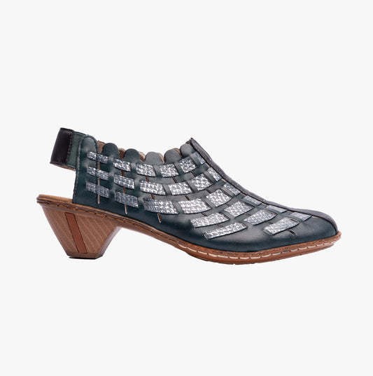 Rieker 46778-10 Womens Shoes Green