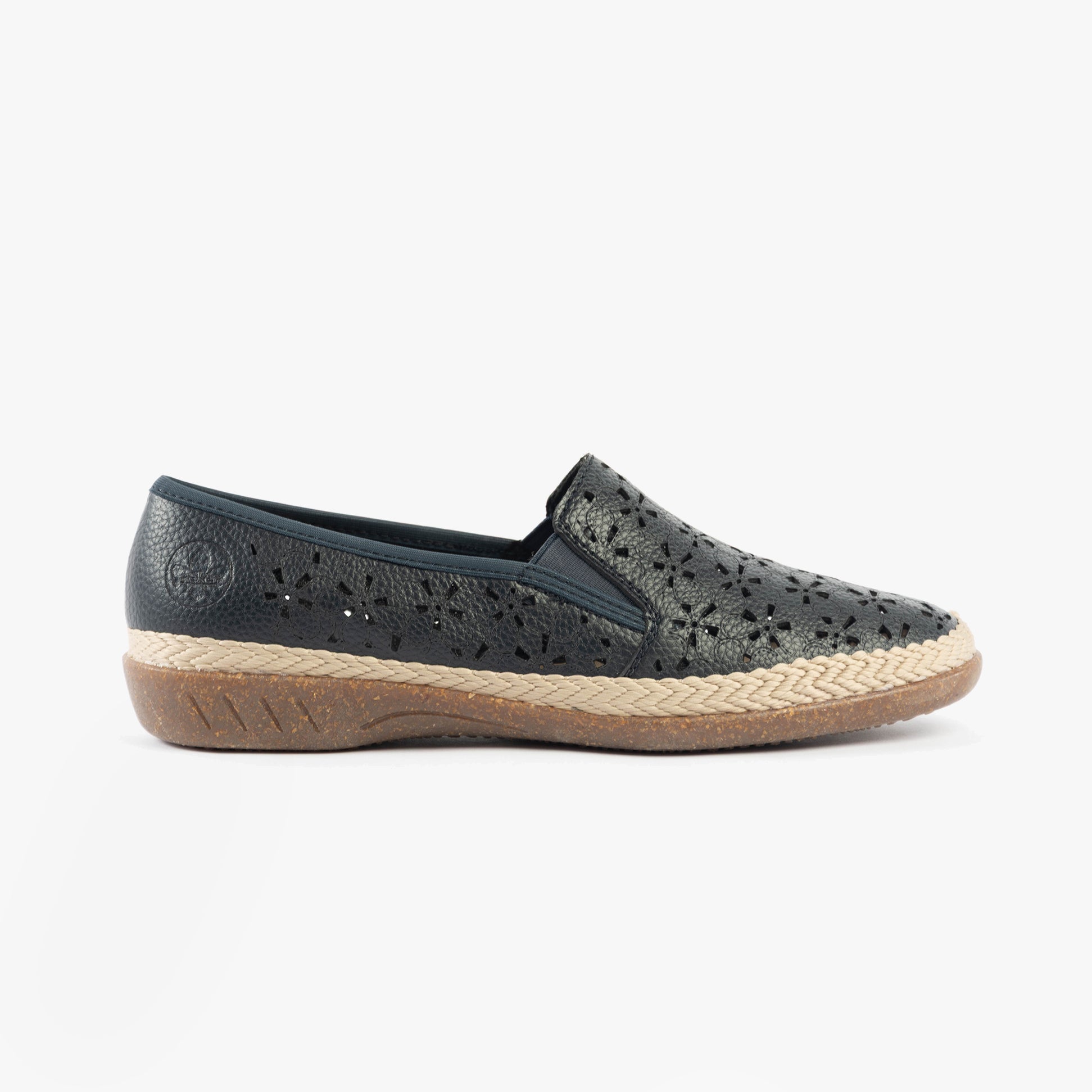 Rieker 47666-14 Womens Shoes Blue