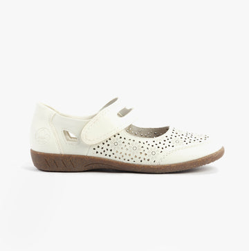 Rieker 47675-80 Womens Shoes White