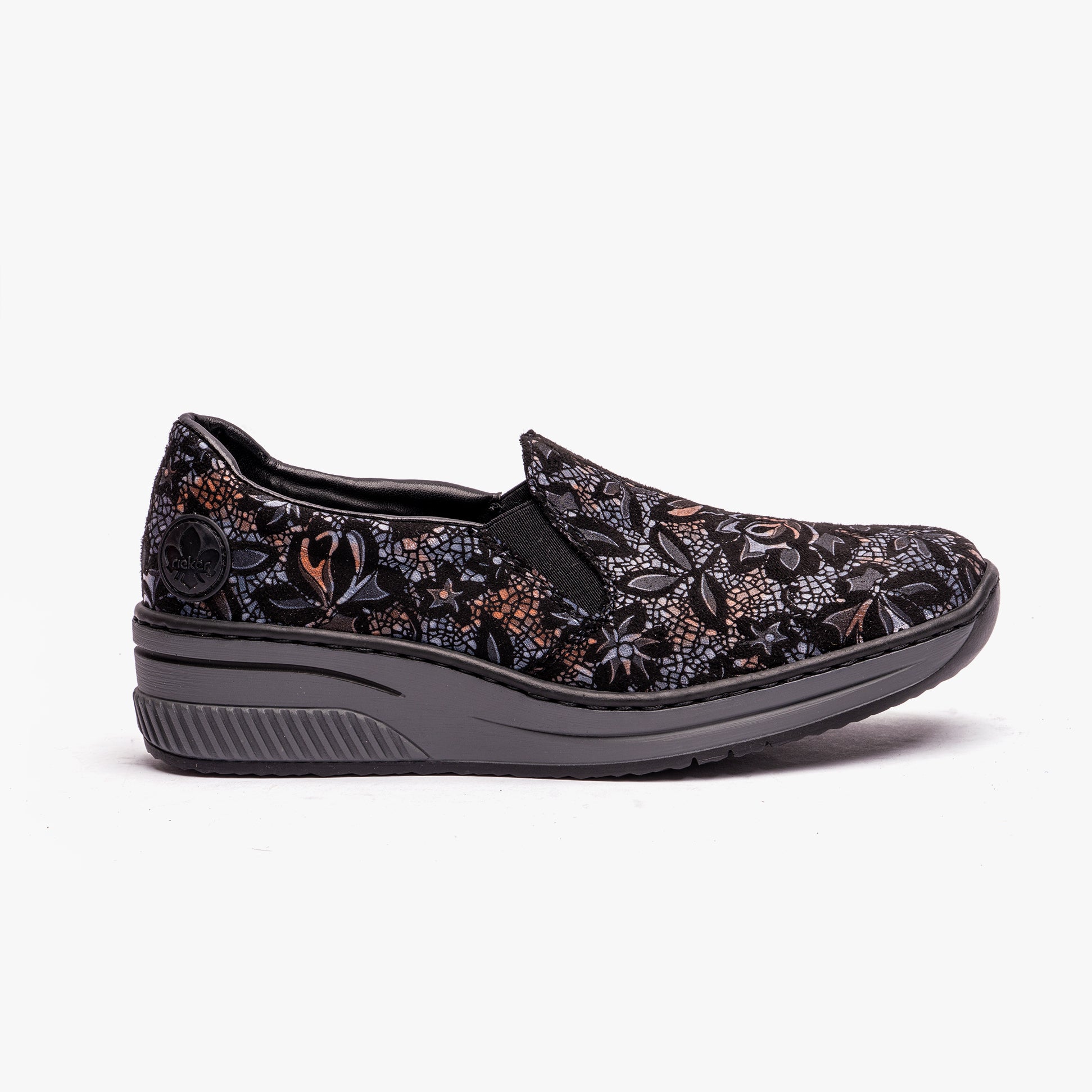 Rieker 48752-90 Womens Shoes Black