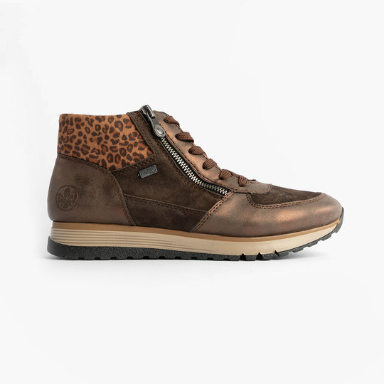 Rieker 49040 Womens Ankle Boots Brown