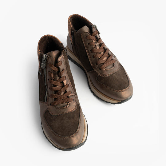 Rieker 49040 Womens Ankle Boots Brown