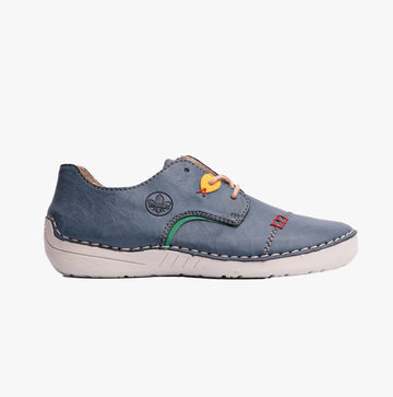 Rieker 52528-14 Womens Shoes Blue