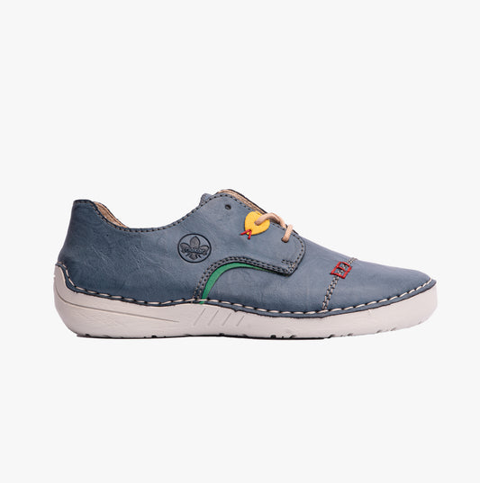 Rieker 52528-14 Womens Shoes Blue