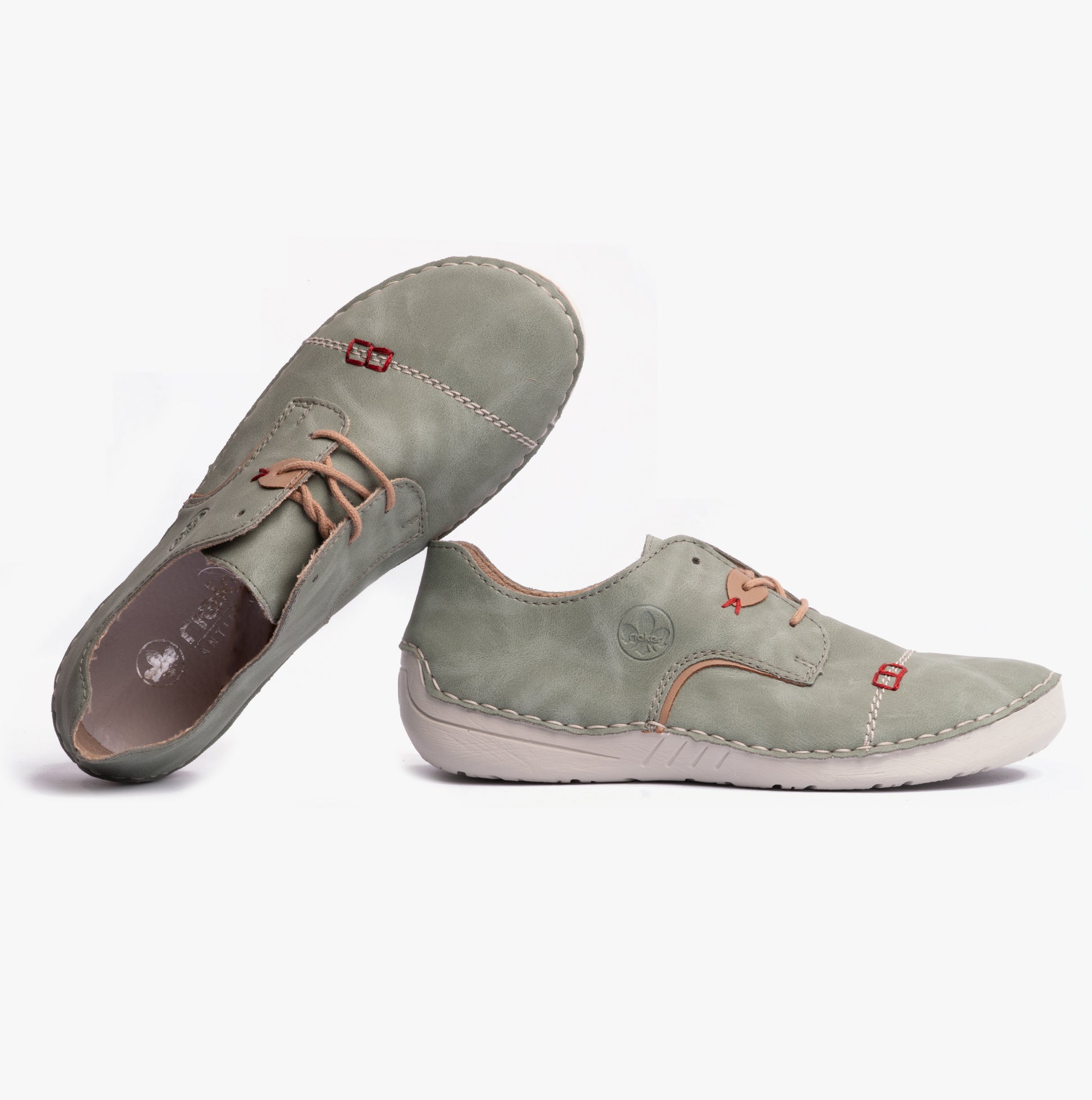 Rieker 52528-52 Womens Shoes Green
