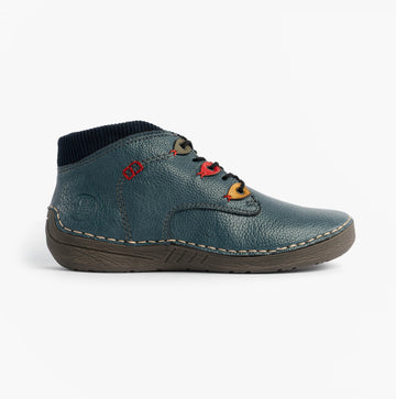 Rieker 52544-14 Womens Boots Blue