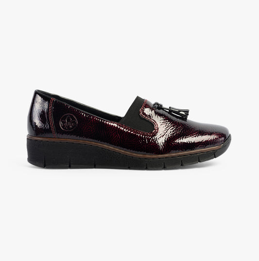Rieker 53751-35 Womens Shoes Red
