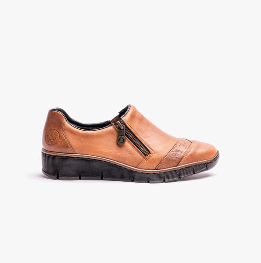 Rieker 53761-24 Womens Shoes Brown