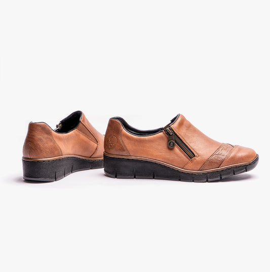 Rieker 53761-24 Womens Shoes Brown