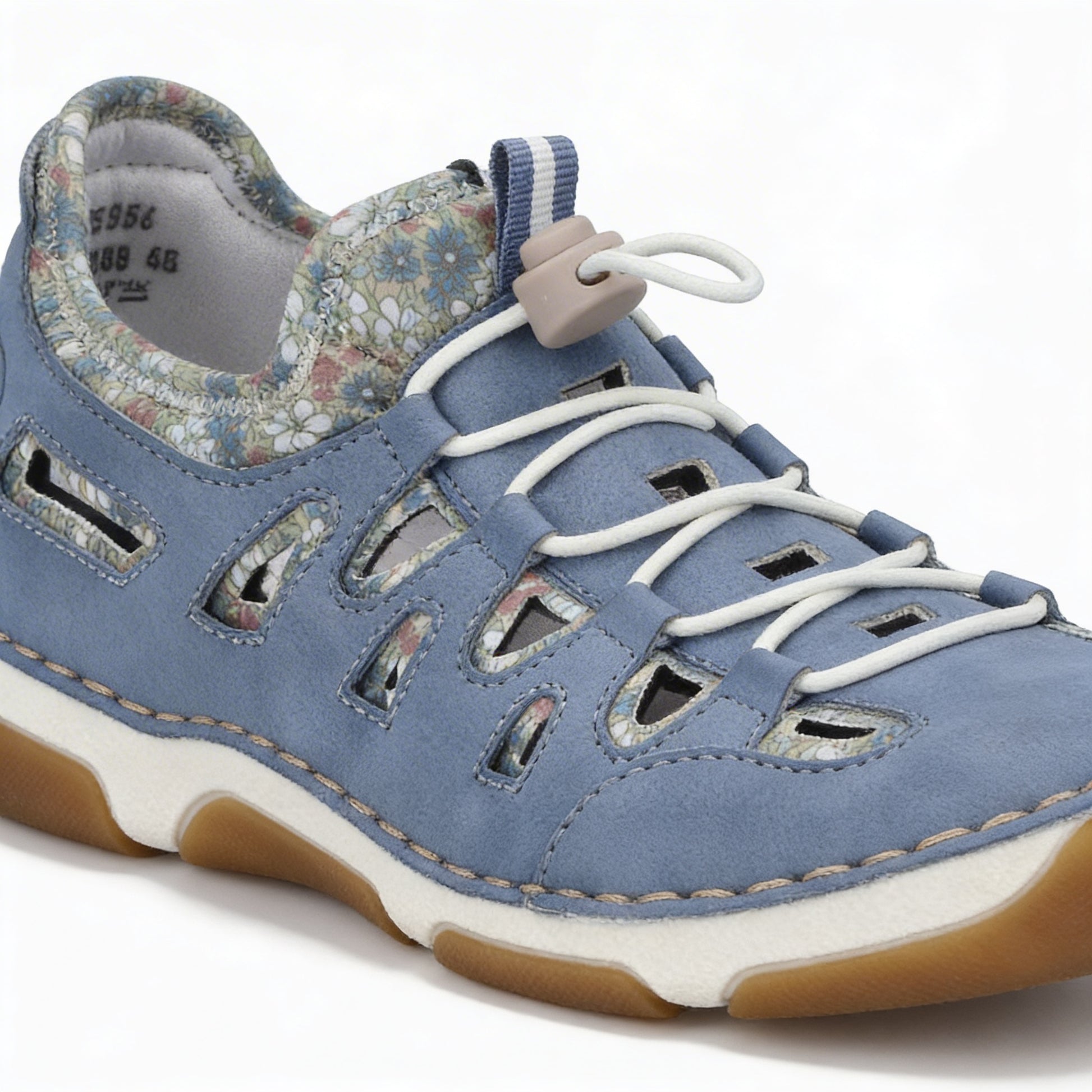 Rieker 55956 Womens Comfort Shoes Sky