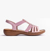 Rieker 60801-30 Womens Sandals Pink
