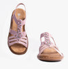 Rieker 60801-30 Womens Sandals Pink