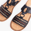 Rieker 60842-14 Womens Sandals Black