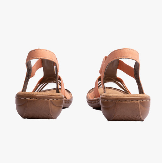 Rieker 60851-38 Womens Sandals Orange