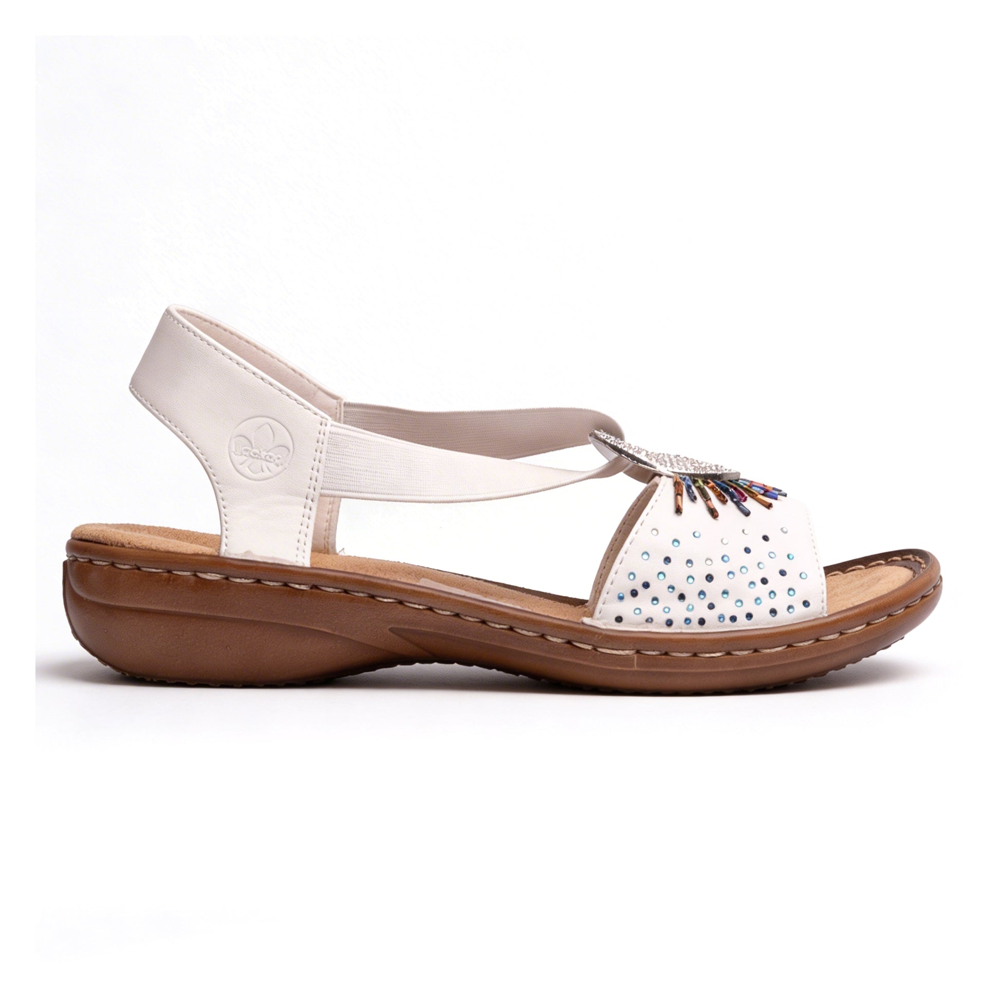 Rieker 60880-80 Womens Sandals White
