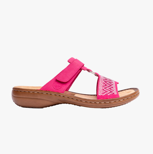 Rieker 60898-31 Womens Sandals Pink