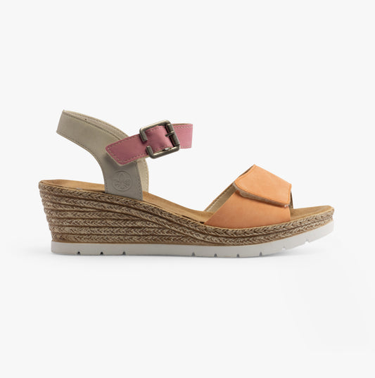 Rieker 61960-90 Womens Sandals Multi