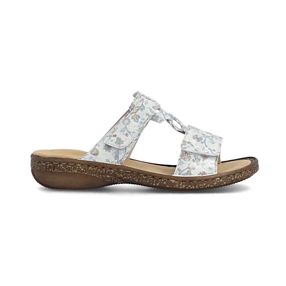Rieker 628P9-91  Womens Mule Sandals Multi