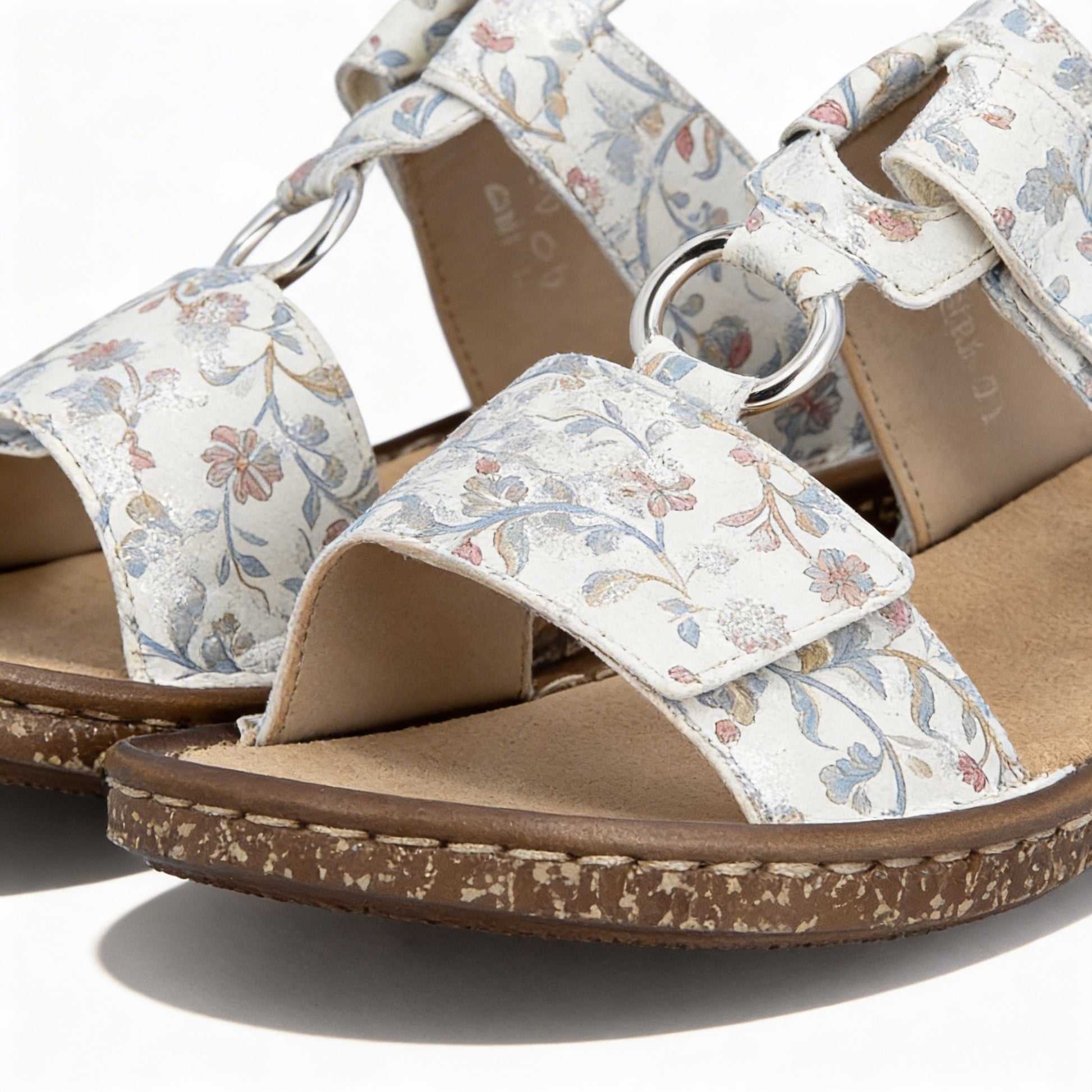 Rieker 628P9-91  Womens Mule Sandals Multi