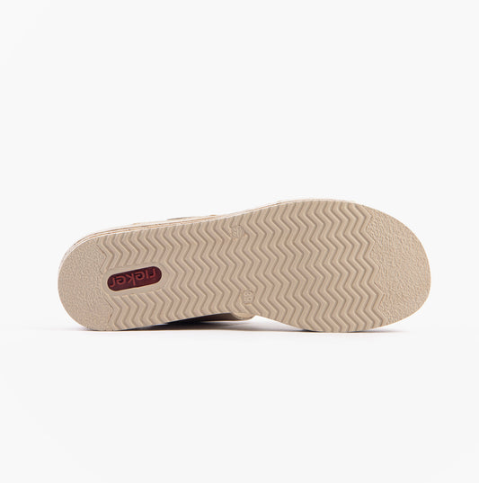 Rieker 62950-62 Womens Sandals Beige