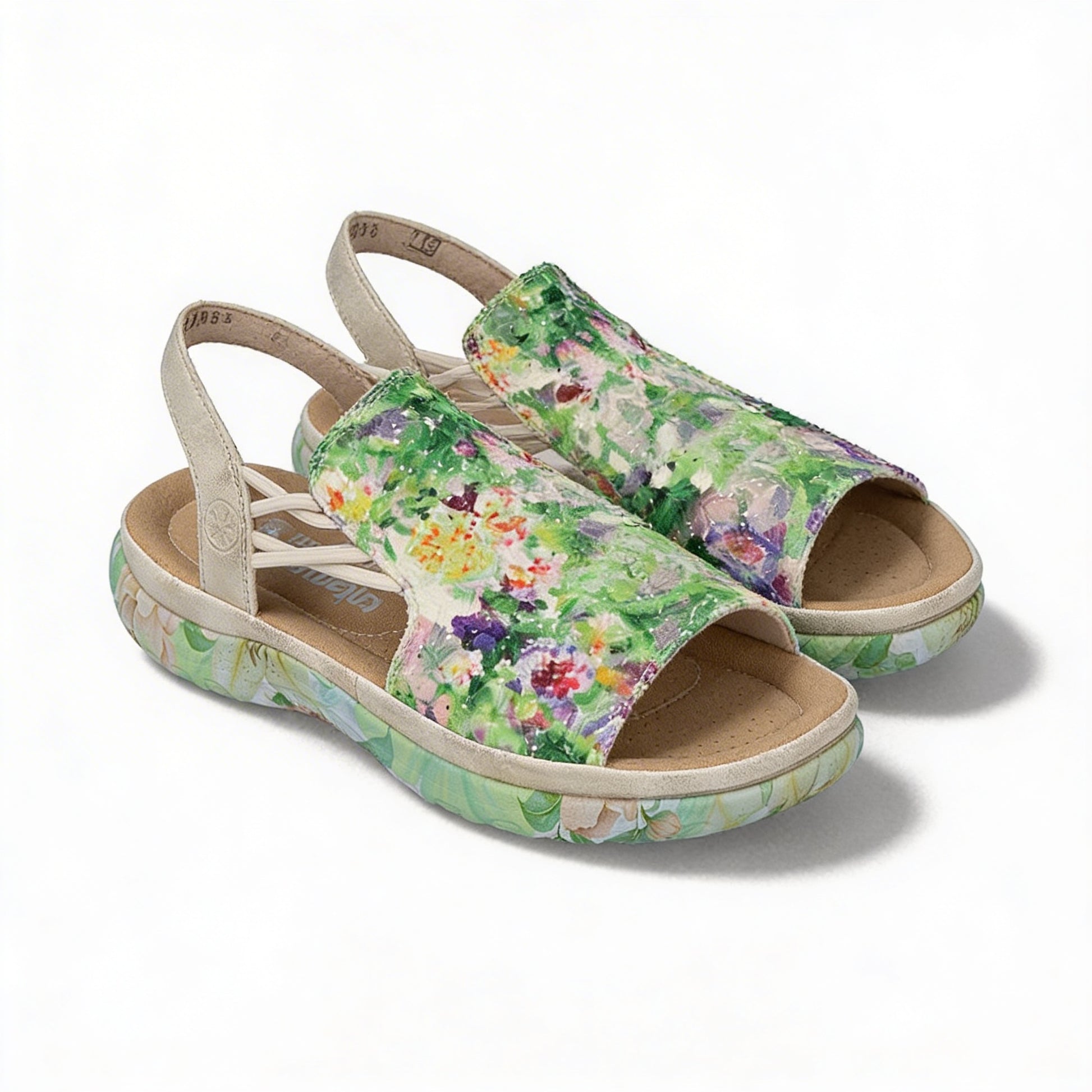 Rieker 64841 Womens Ankle Strap Sandals Multi