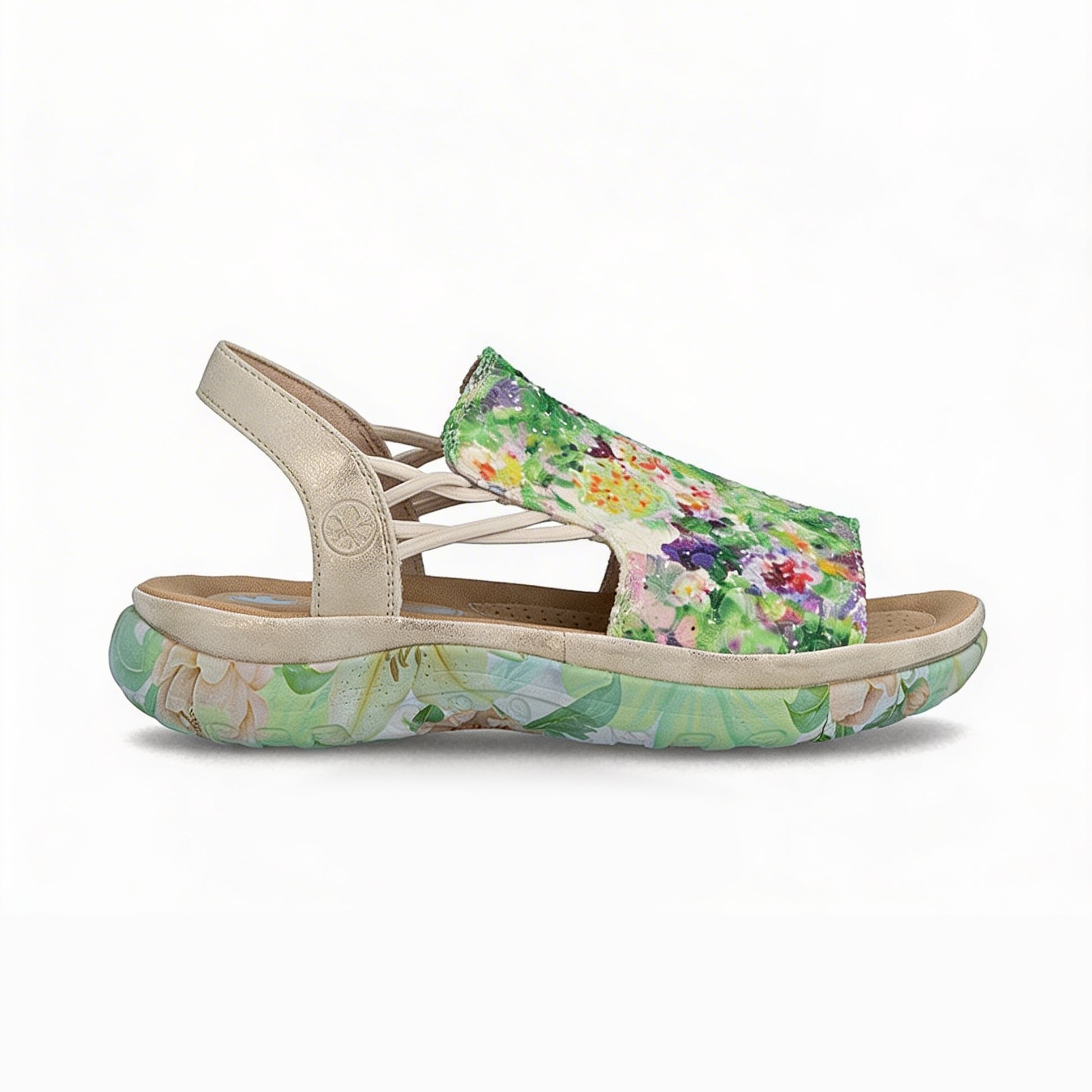 Rieker 64841 Womens Ankle Strap Sandals Multi