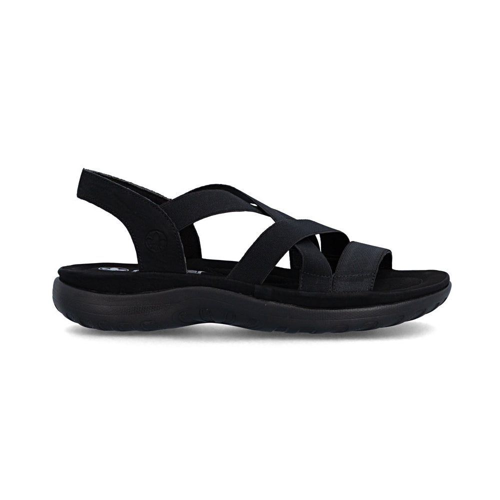 Rieker FRANJA Womens Comfort Sandals Black
