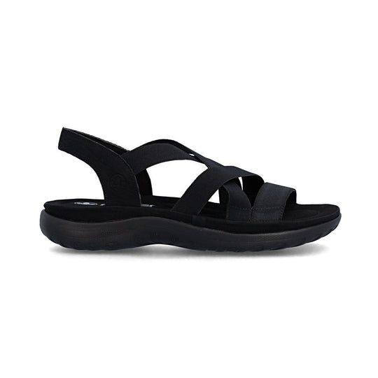Rieker 64857 Womens Walking Sandals Black