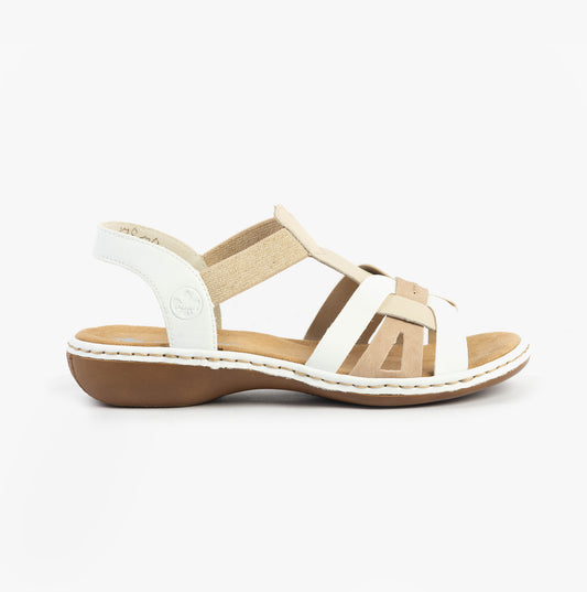 65918-81 Womens Sandals White Combination