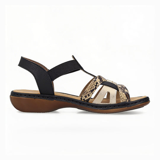 Rieker 65918 Womens Strappy Sandals Multi