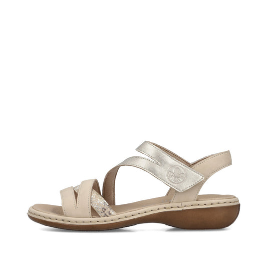 65965-60 Womens Sandals Beige Combination