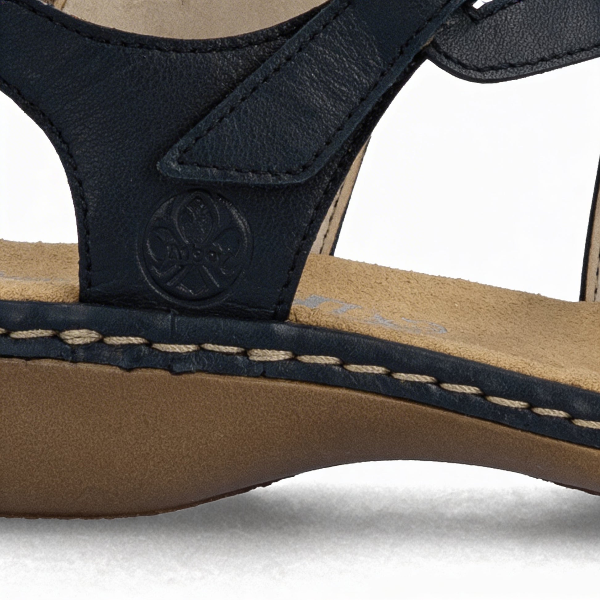Rieker 659C7-16 Womens Comfort Sandals Blue