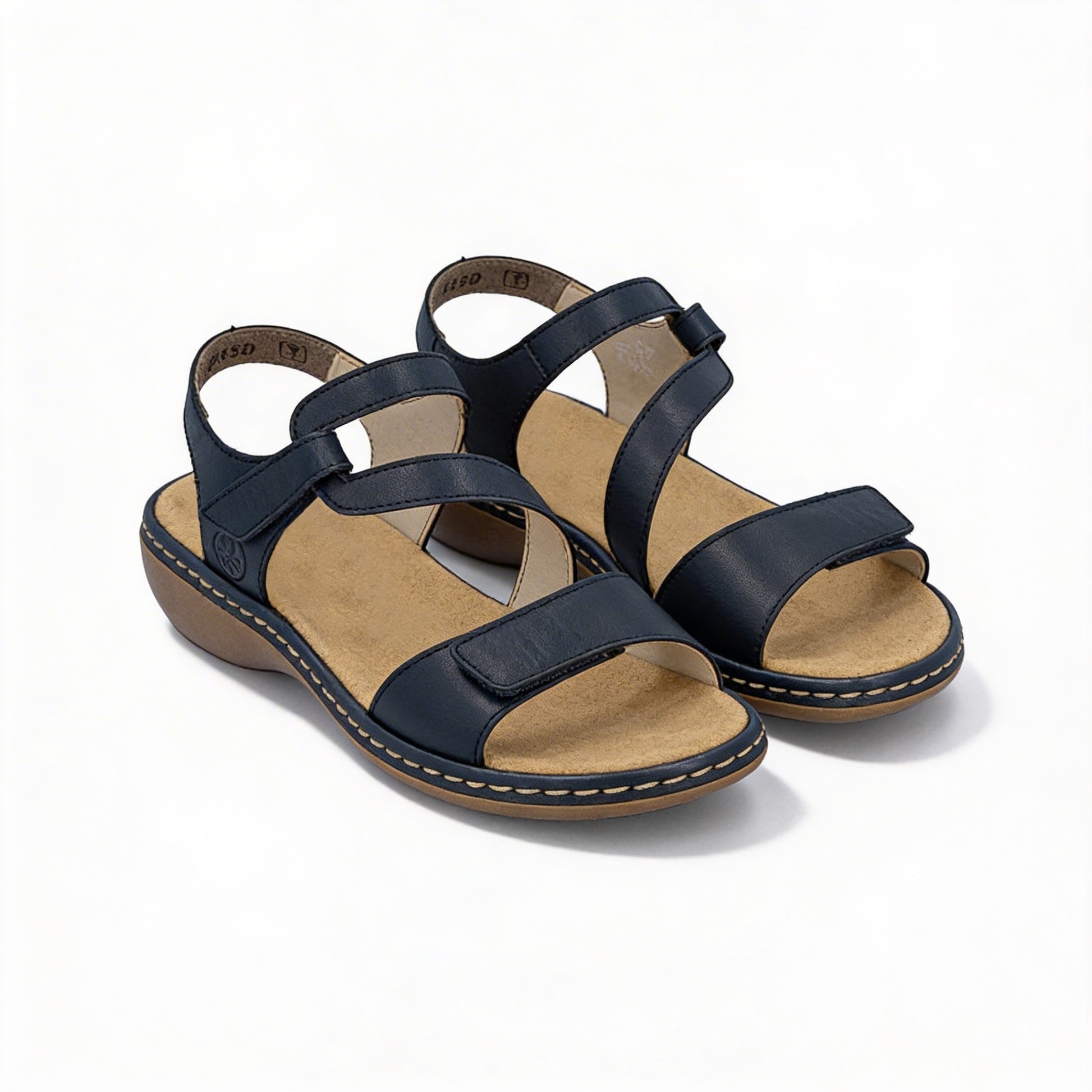 Rieker 659C7-16 Womens Comfort Sandals Blue