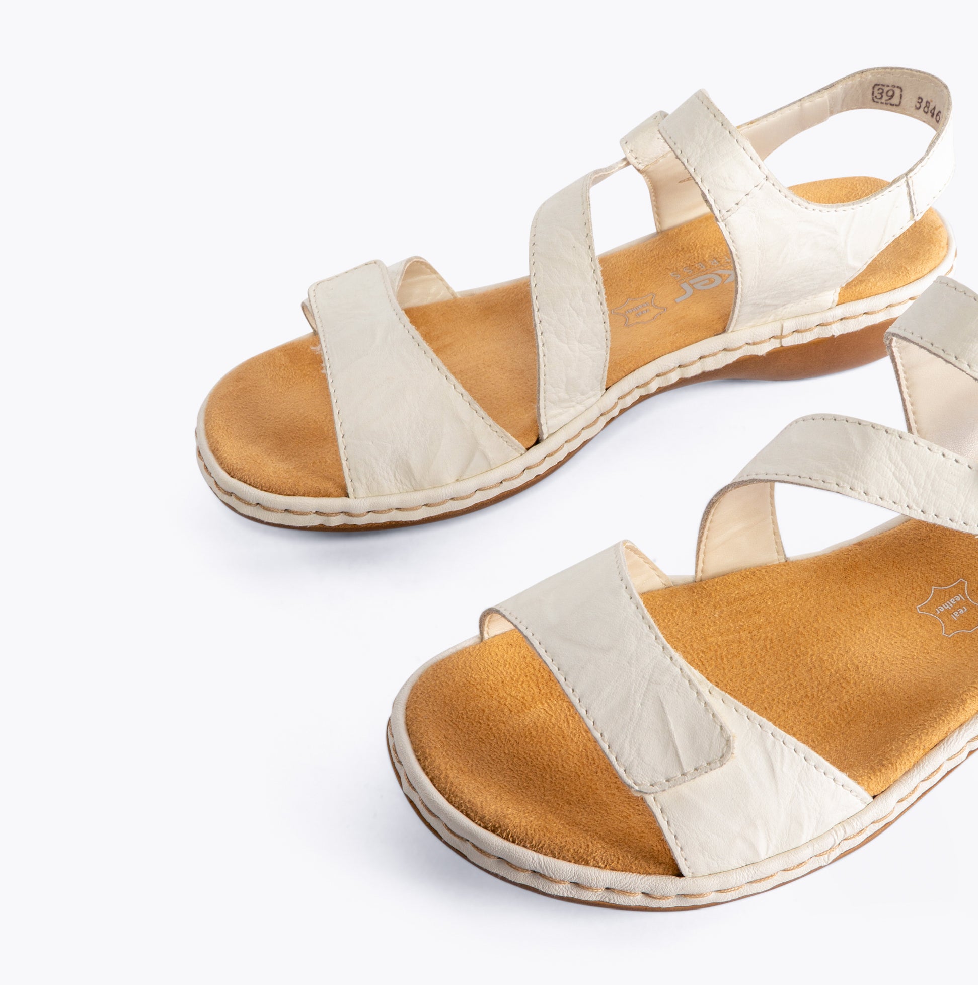 Rieker 659C7-80 Womens Sandals White