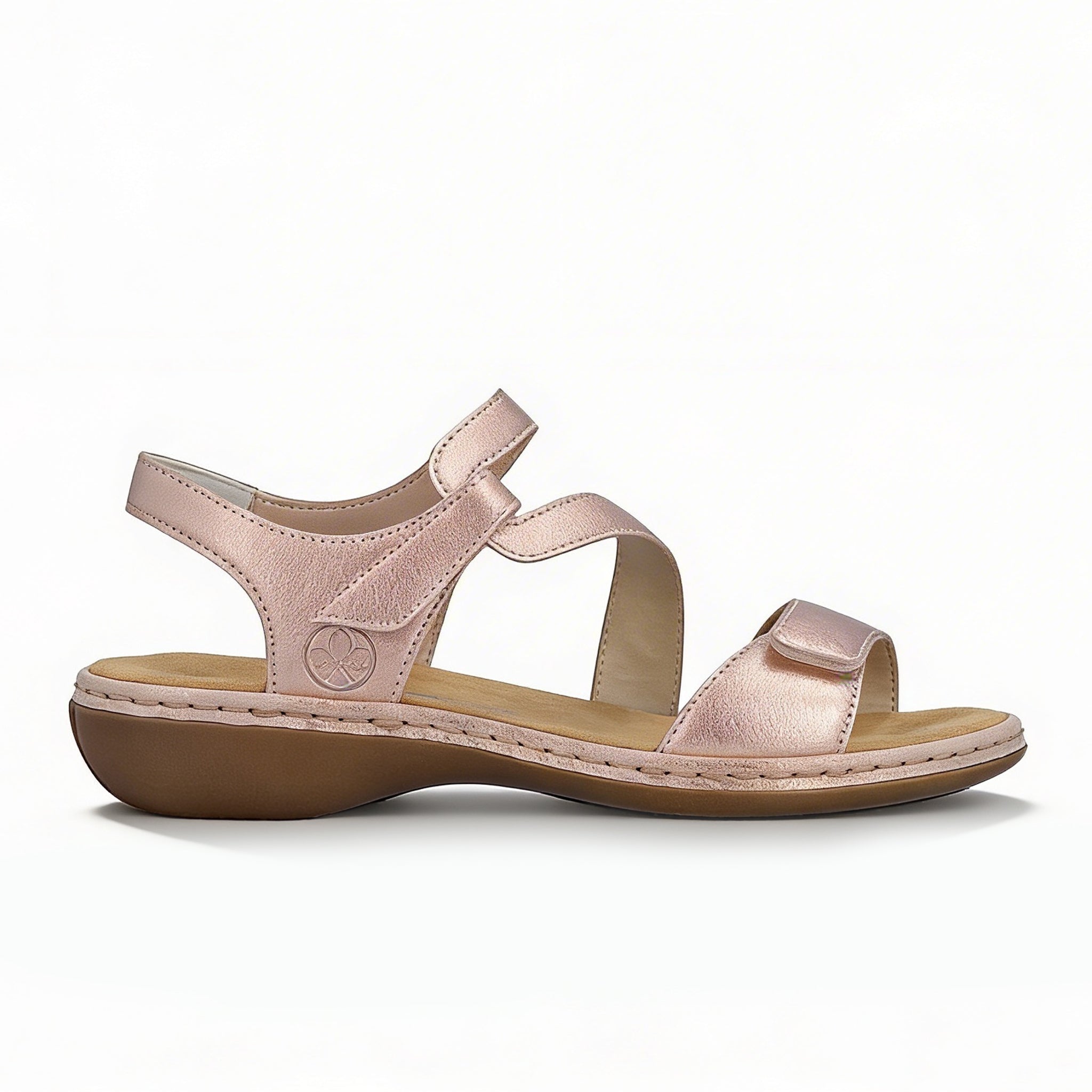 Rieker REGINA Womens Comfort Sandals Metallic