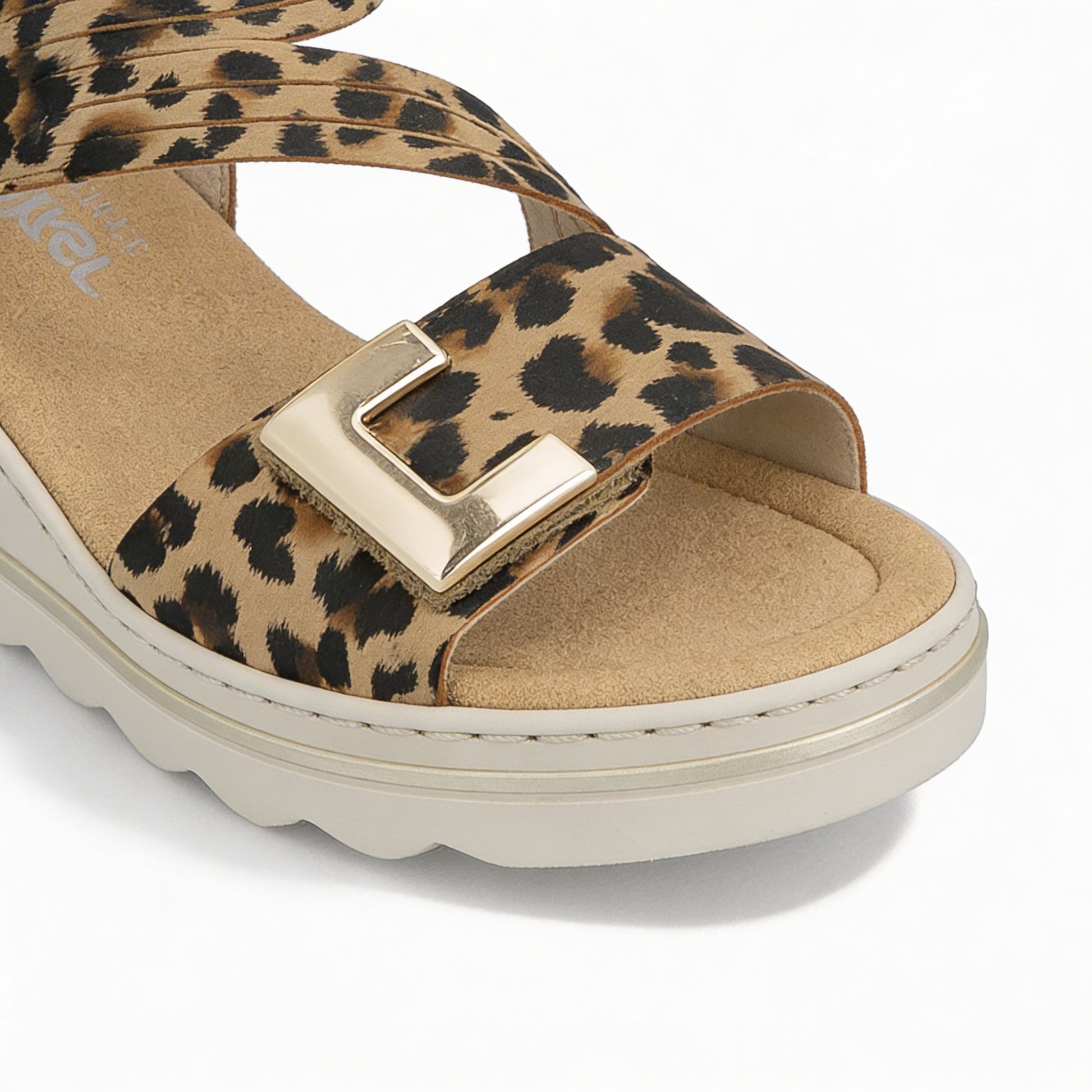 Rieker 67410 Womens Cross Strap Sandals Multi