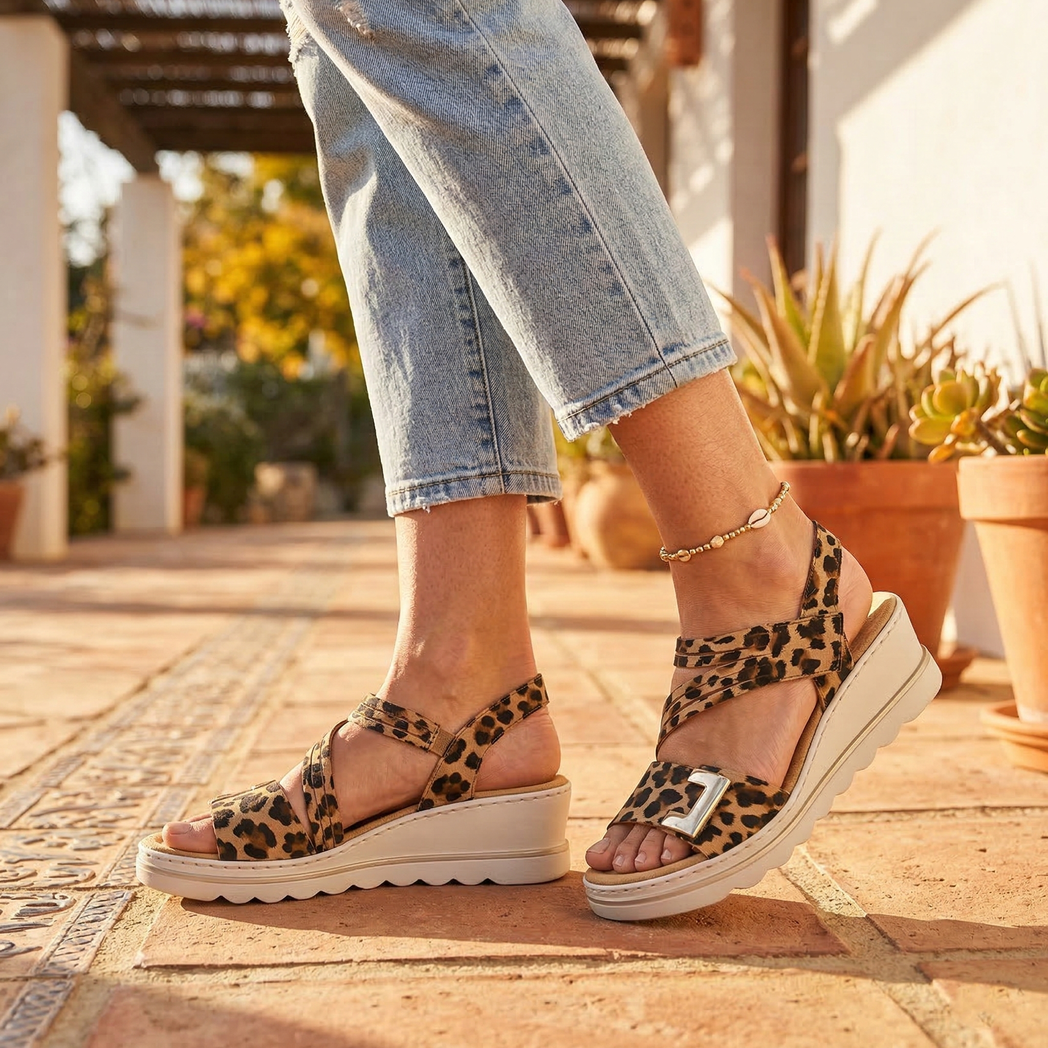 Rieker 67410 Womens Cross Strap Sandals Multi