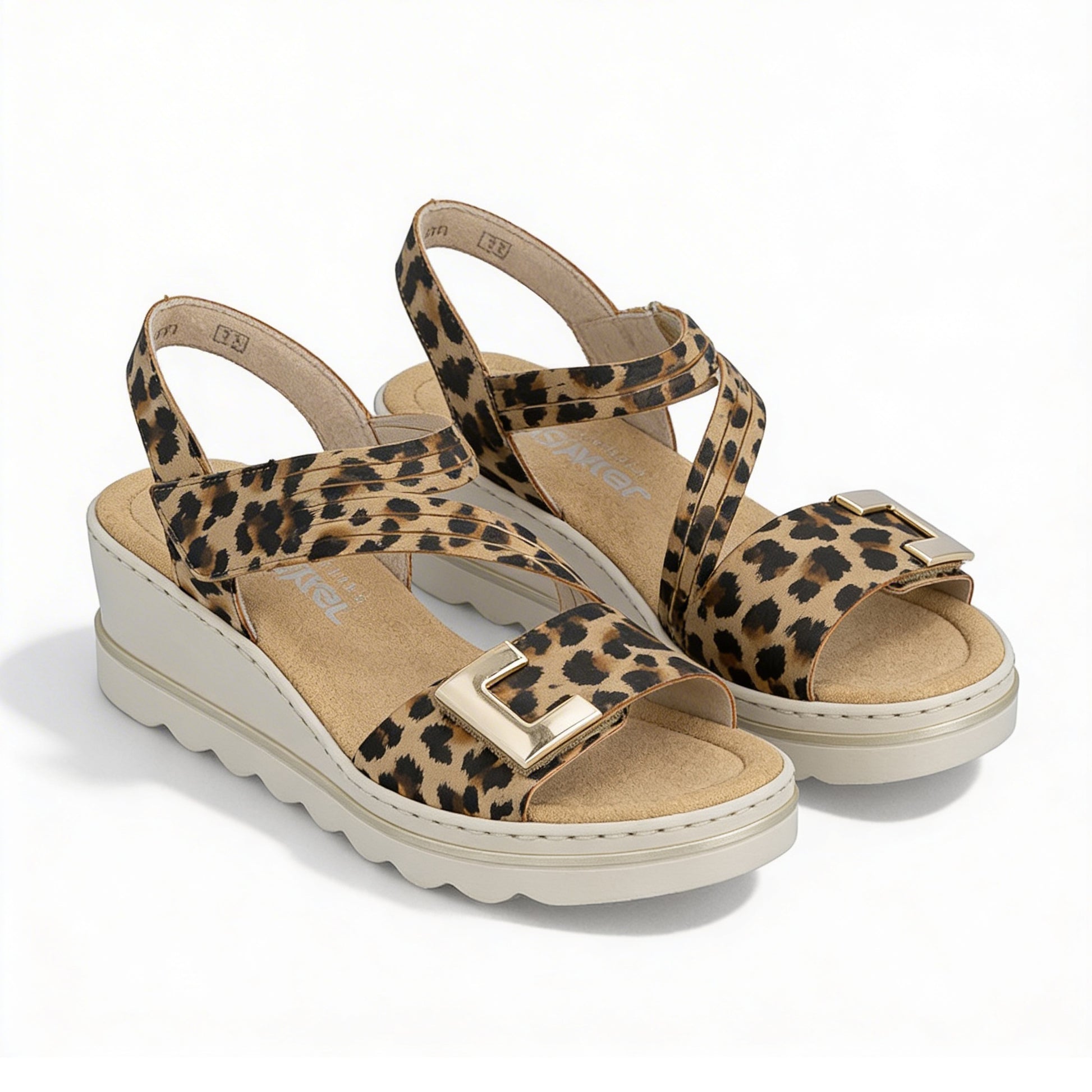 Rieker 67410 Womens Cross Strap Sandals Multi