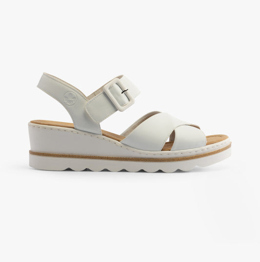 Rieker 67463-80 Womens Sandals White