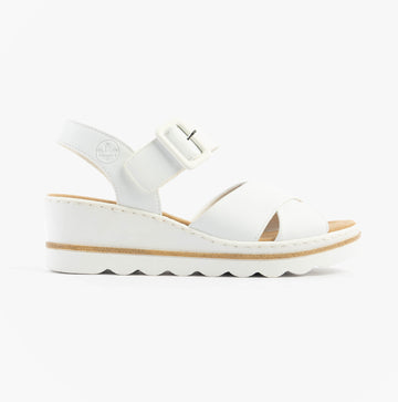 Rieker 67463-80 Womens Sandals White