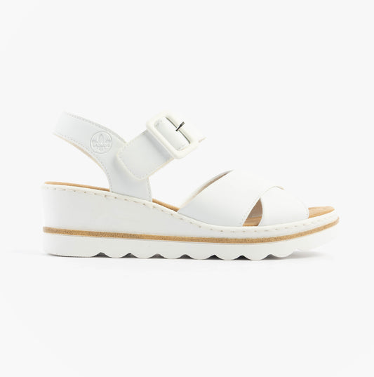 Rieker 67463-80 Womens Sandals White